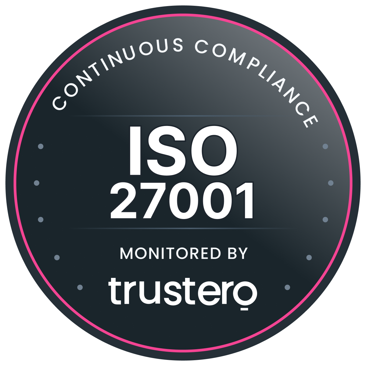 Trustero ISO27k badge 1200w